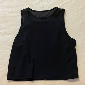 Cropped lulu tank top